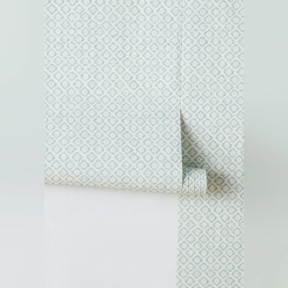 Anthropologie x GP & J Baker Indus Flower Small Print Wallpaper 2Rolls NWT